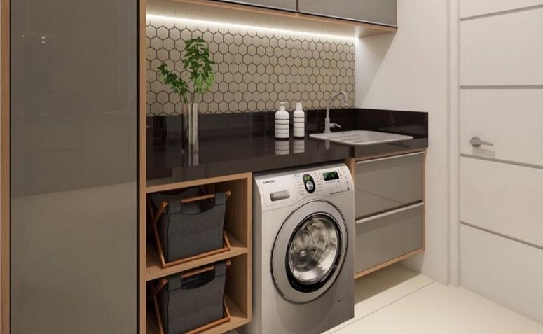 Lavanderia planejada - Top Marcenaria